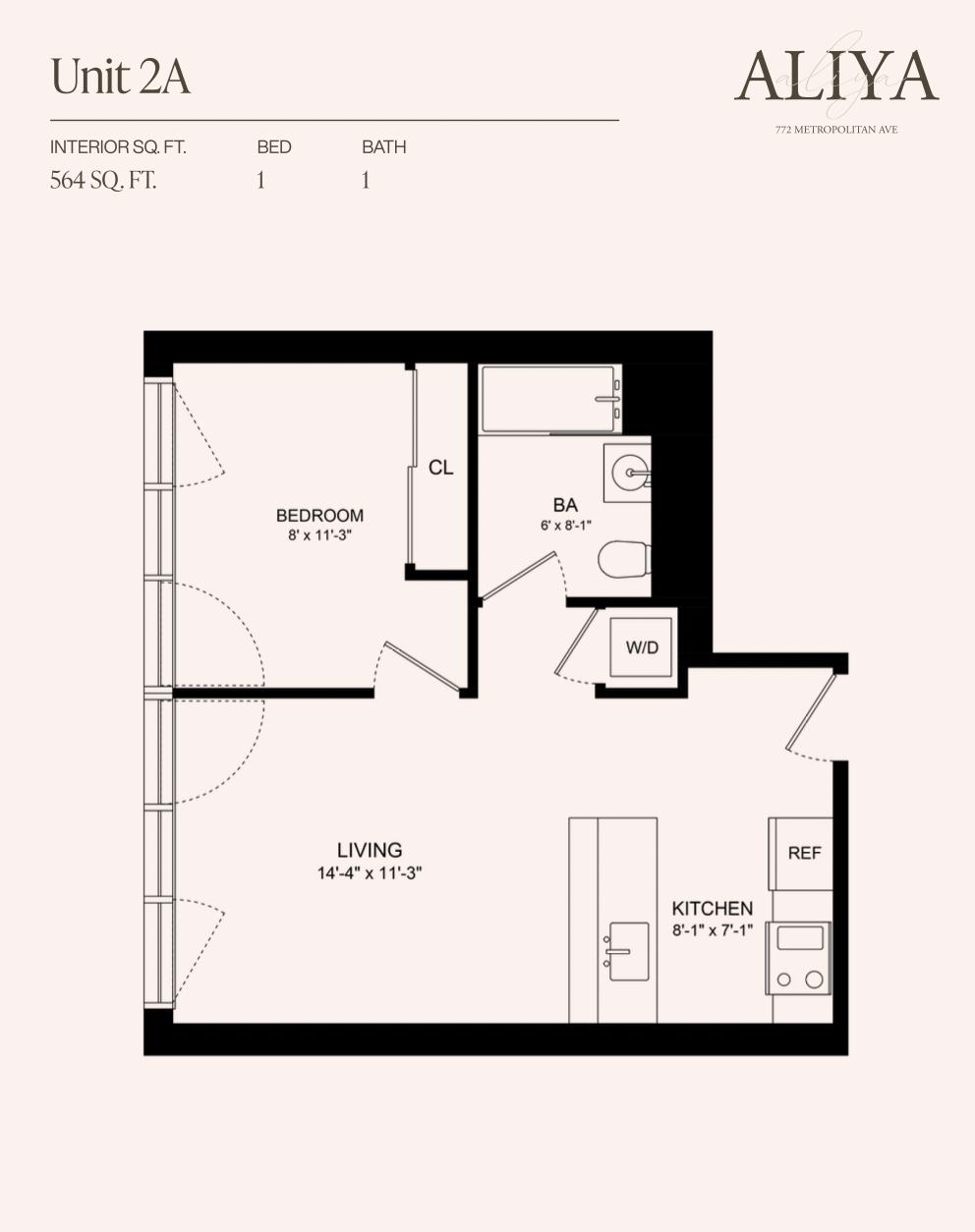 772 Metropolitan Avenue 2-A East Williamsburg Brooklyn NY 11211