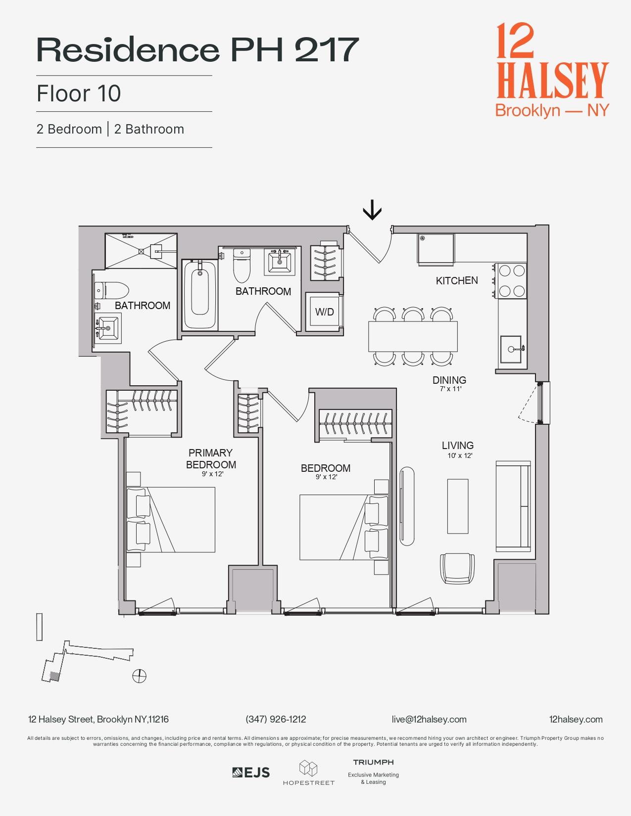 12 Halsey Street PH-217 Bedford Stuyvesant Brooklyn NY 11216