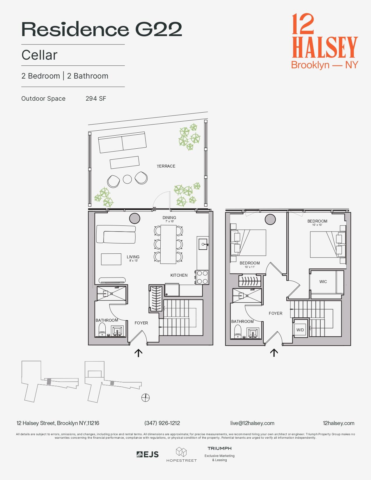 12 Halsey Street G-22 Bedford Stuyvesant Brooklyn NY 11216