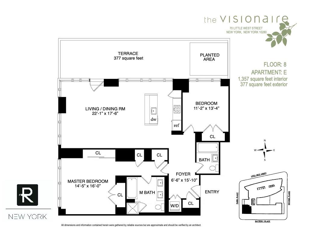 70 Little West Street Battery Park City New York NY 10004