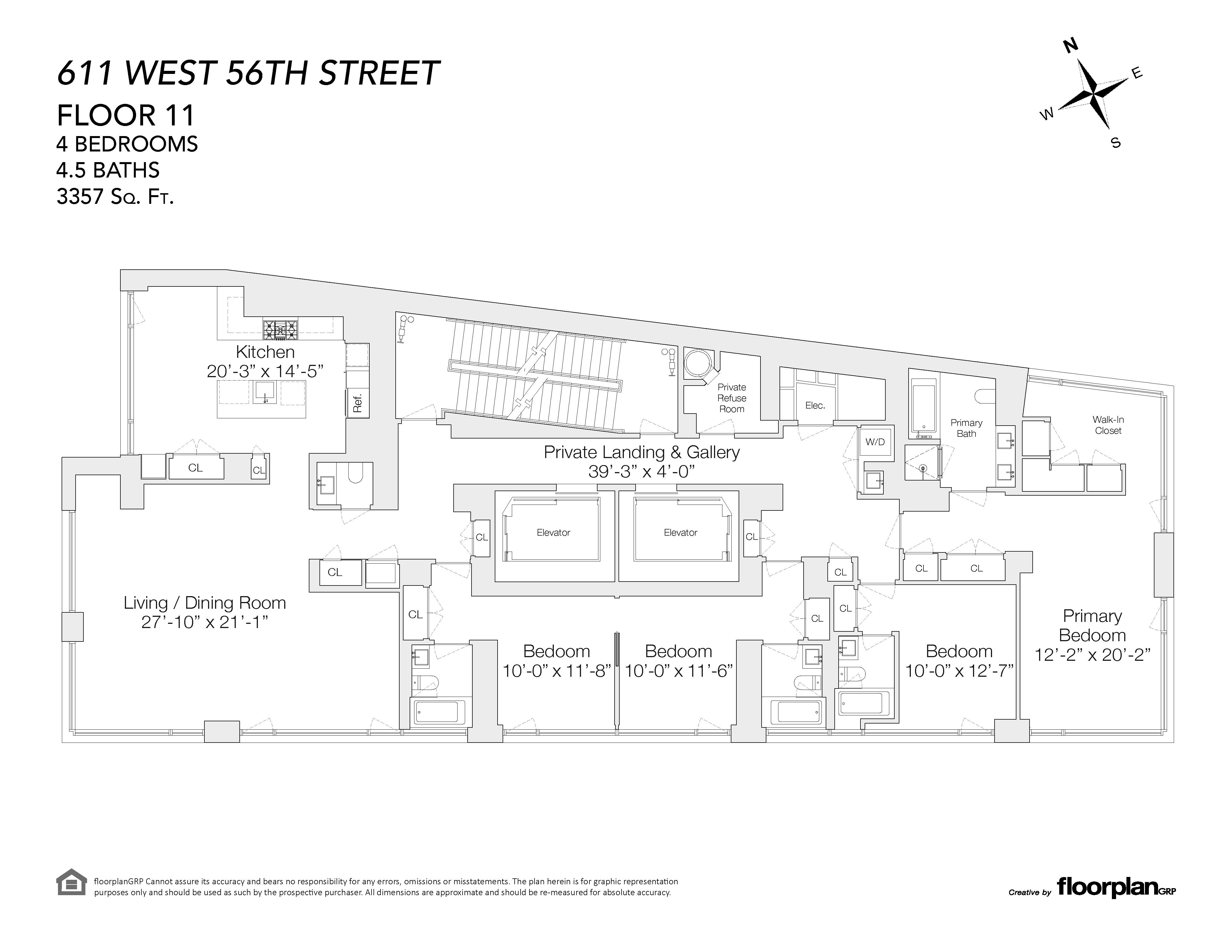 611 West 56th Street 11 Clinton New York NY 10019