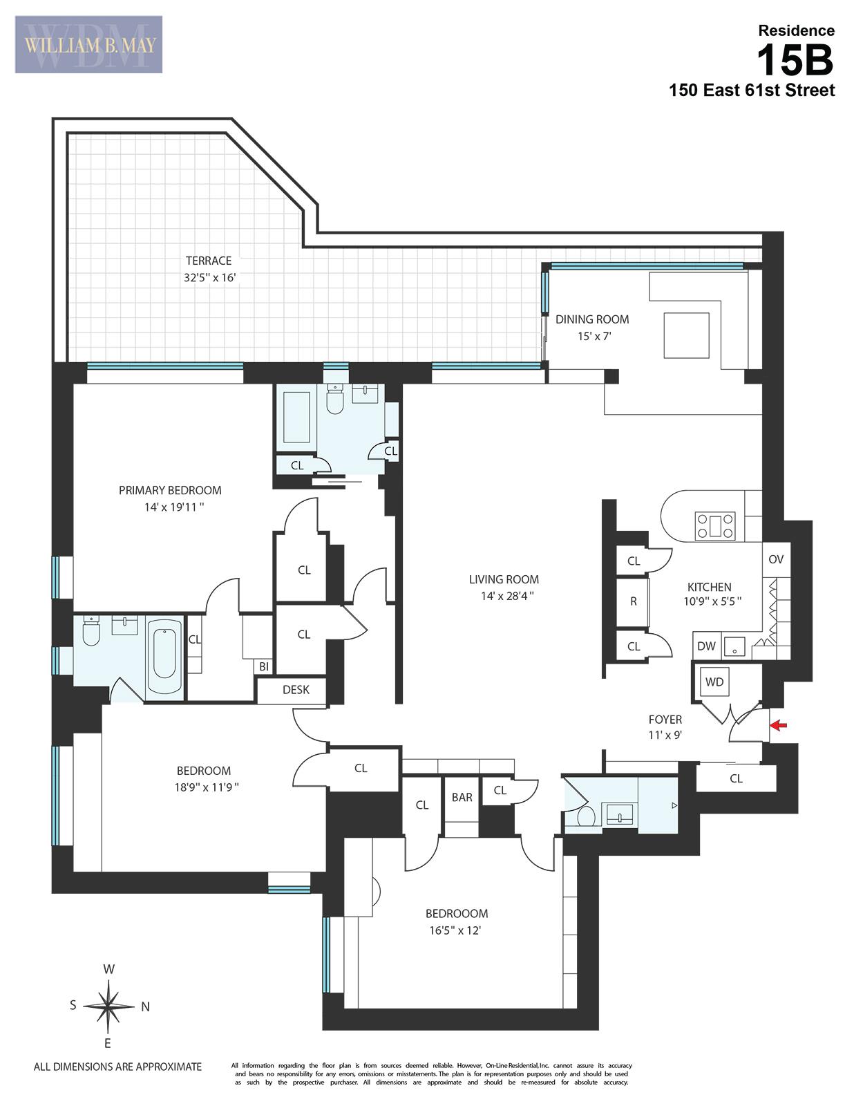 150 East 61st Street 15-B Upper East Side New York NY 10065