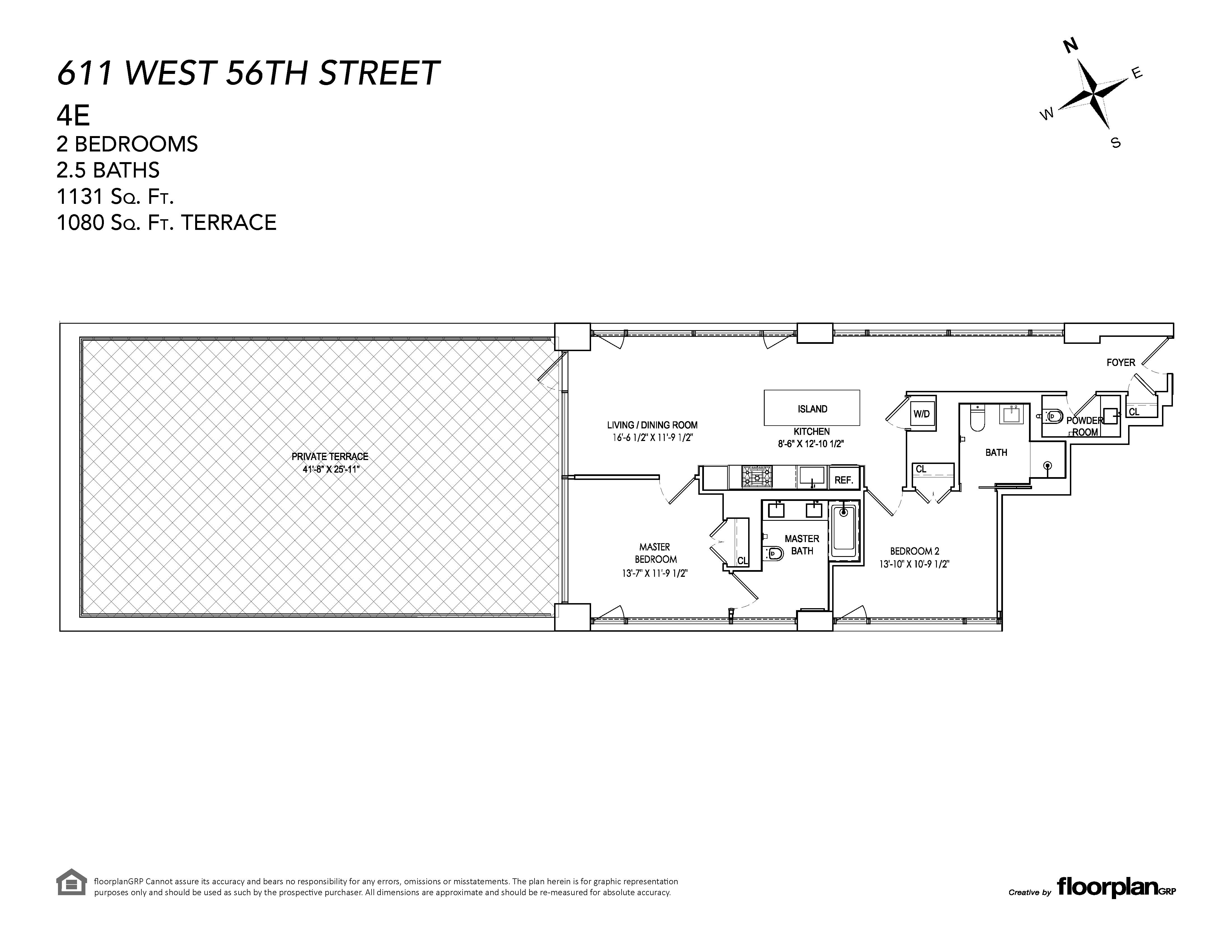 611 West 56th Street 4E Clinton New York NY 10019