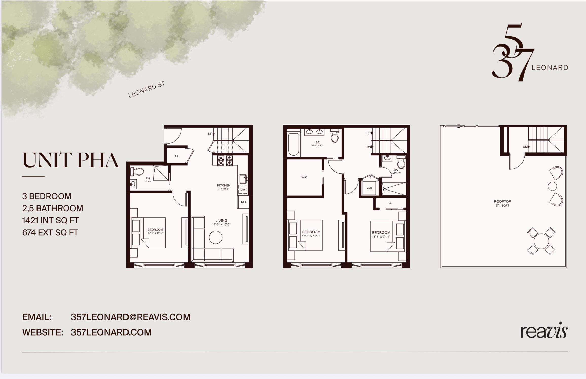 357 Leonard Street 2-F Williamsburg Brooklyn NY 11211