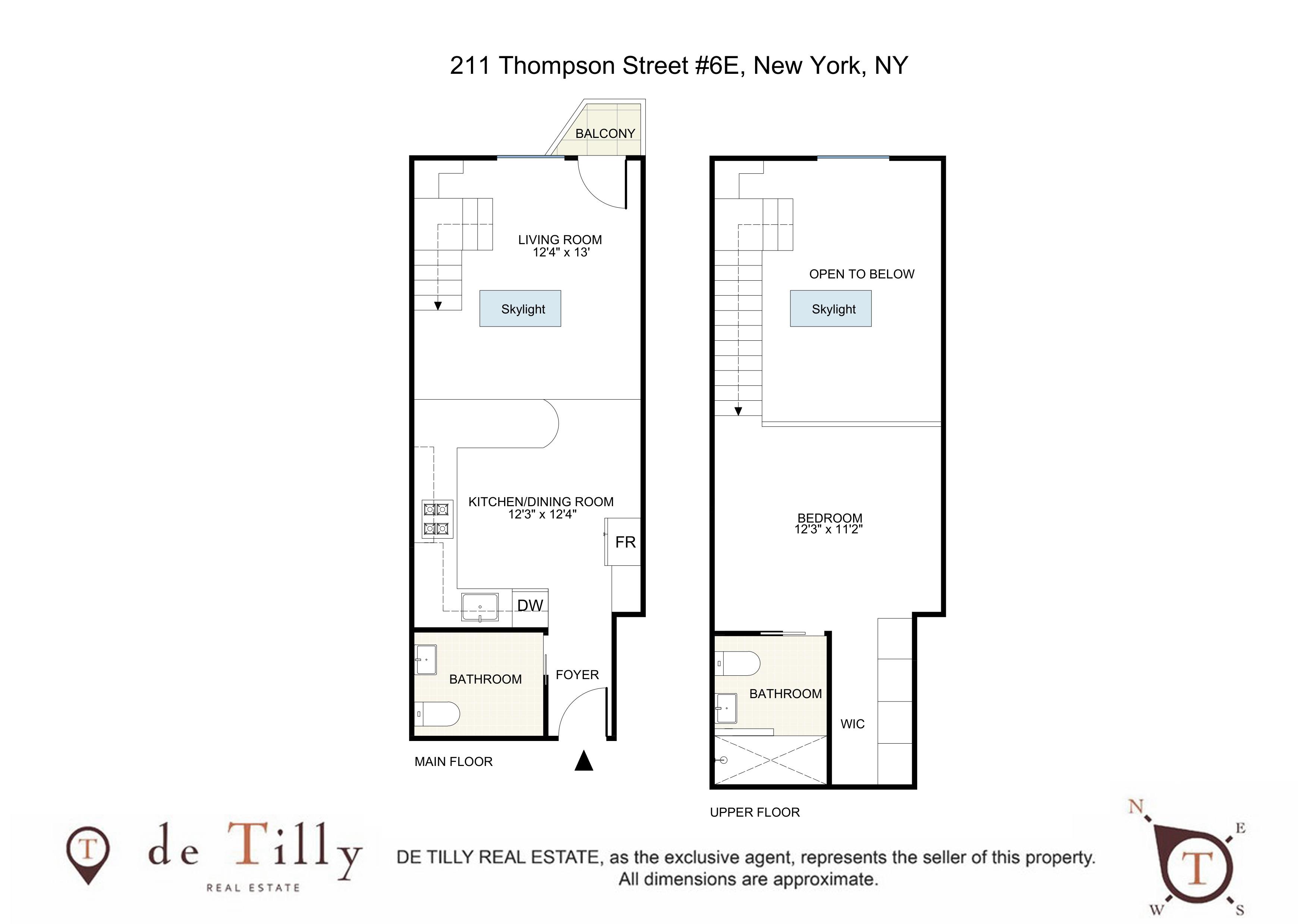 211 Thompson Street PH-6E Greenwich Village New York NY 10012