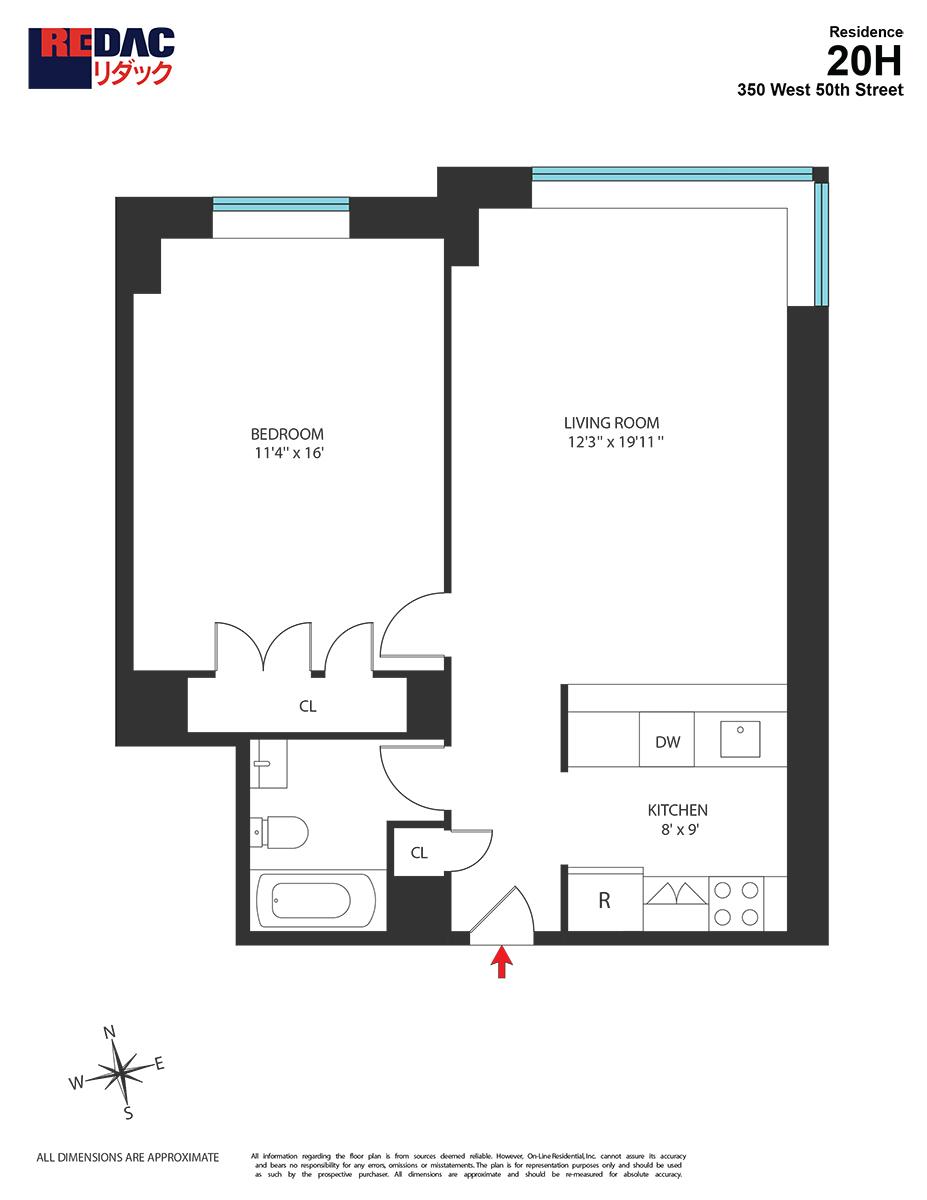 350 West 50th Street Clinton New York NY 10019