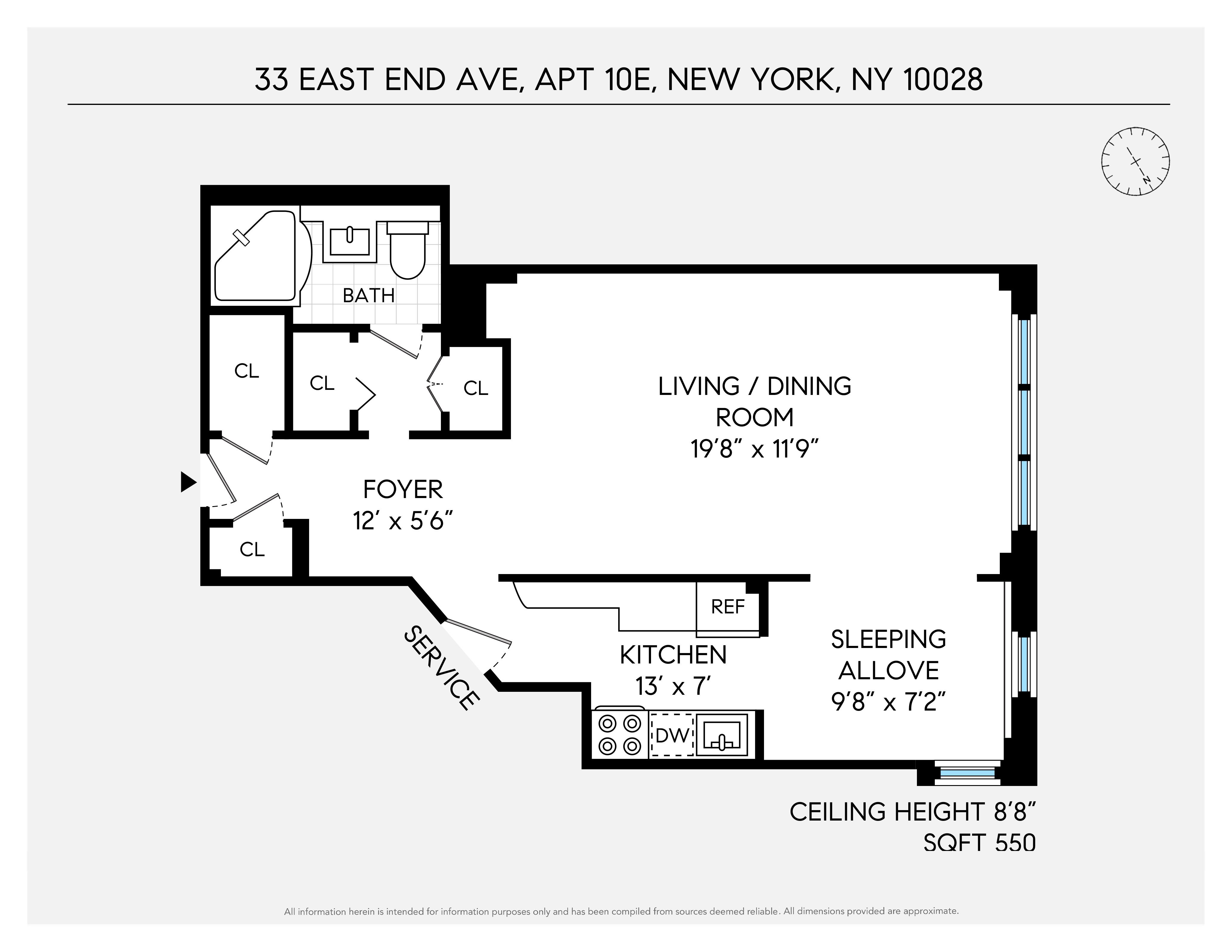 33 East End Avenue 10-E Upper East Side New York NY 10028
