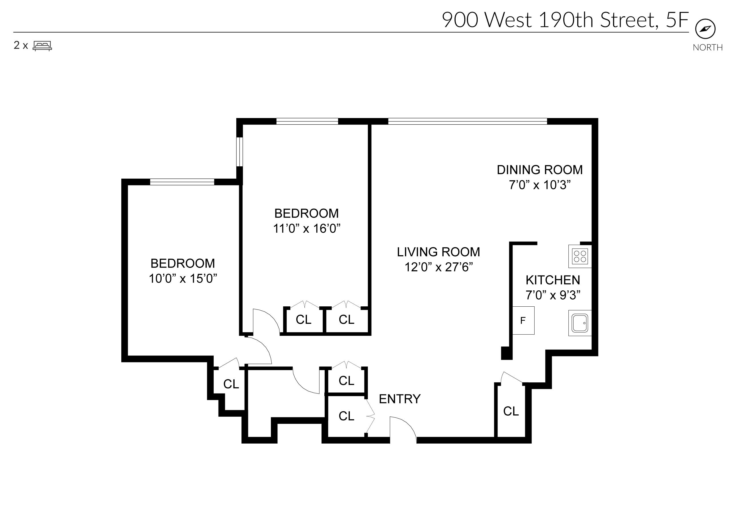 900 West 190th Street 5-F Hudson Heights New York NY 10040