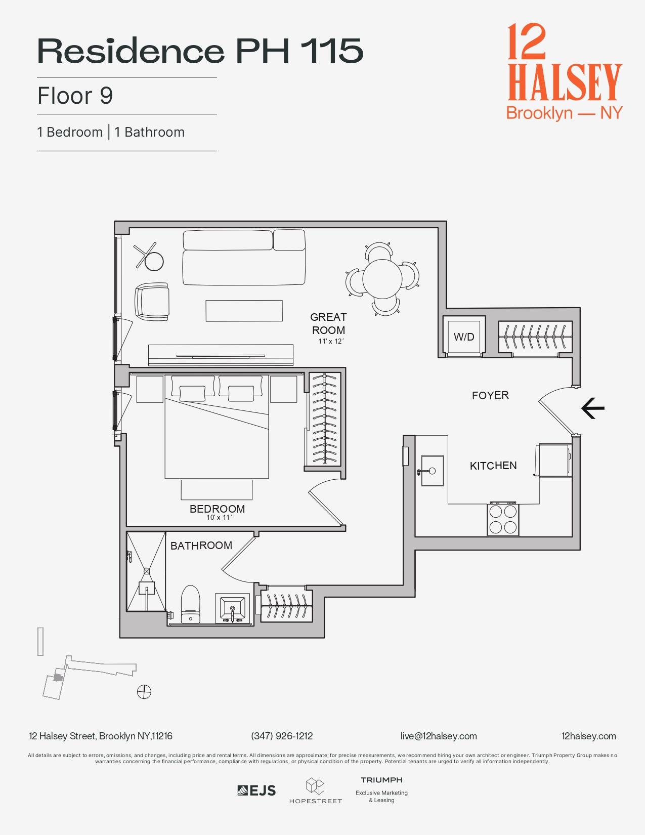 12 Halsey Street PH-115 Bedford Stuyvesant Brooklyn NY 11216