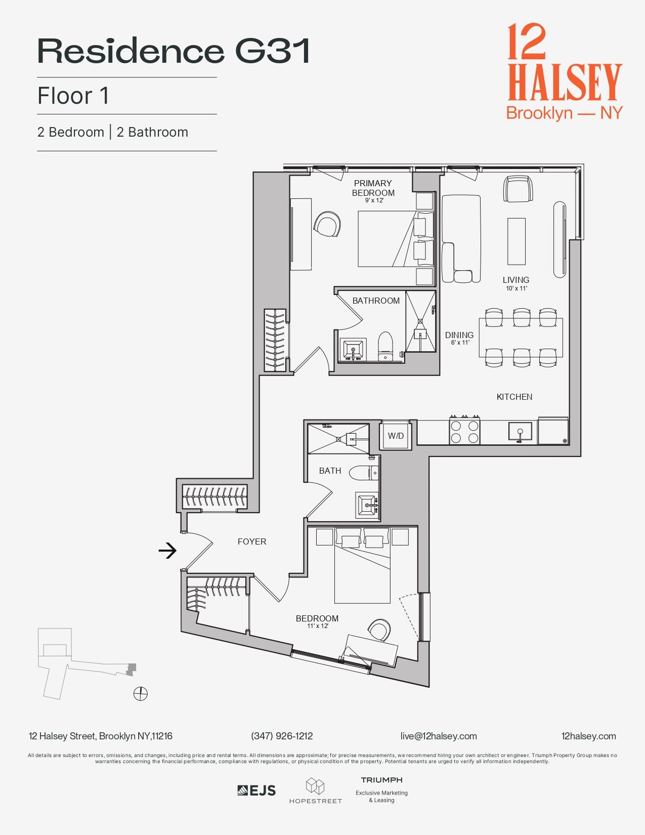 12 Halsey Street G-31 Bedford Stuyvesant Brooklyn NY 11216