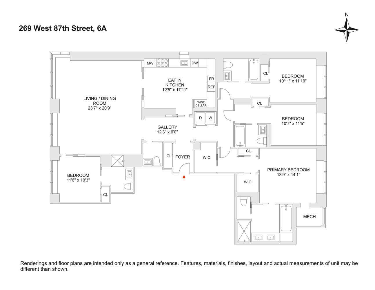 269 West 87th Street Upper West Side New York NY 10024
