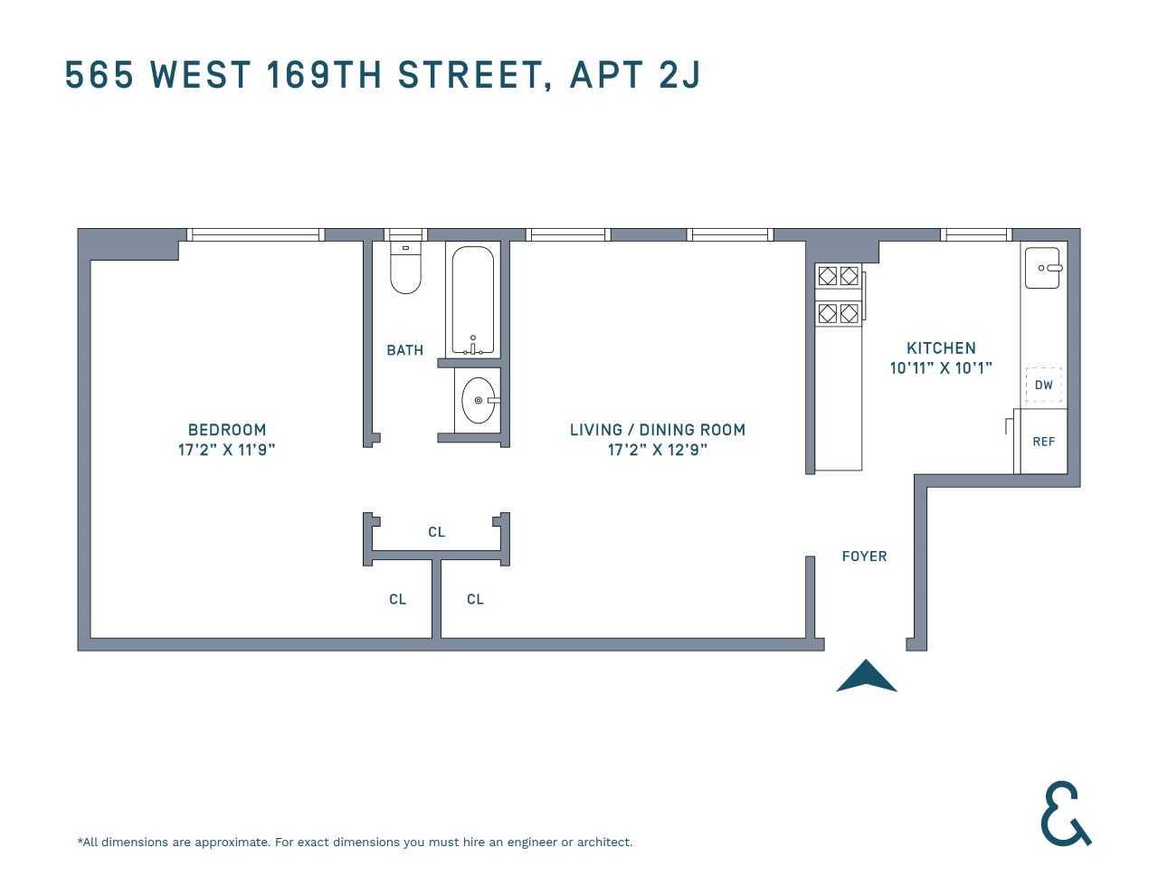 565 West 169th Street 2-J Washington Heights New York NY 10032