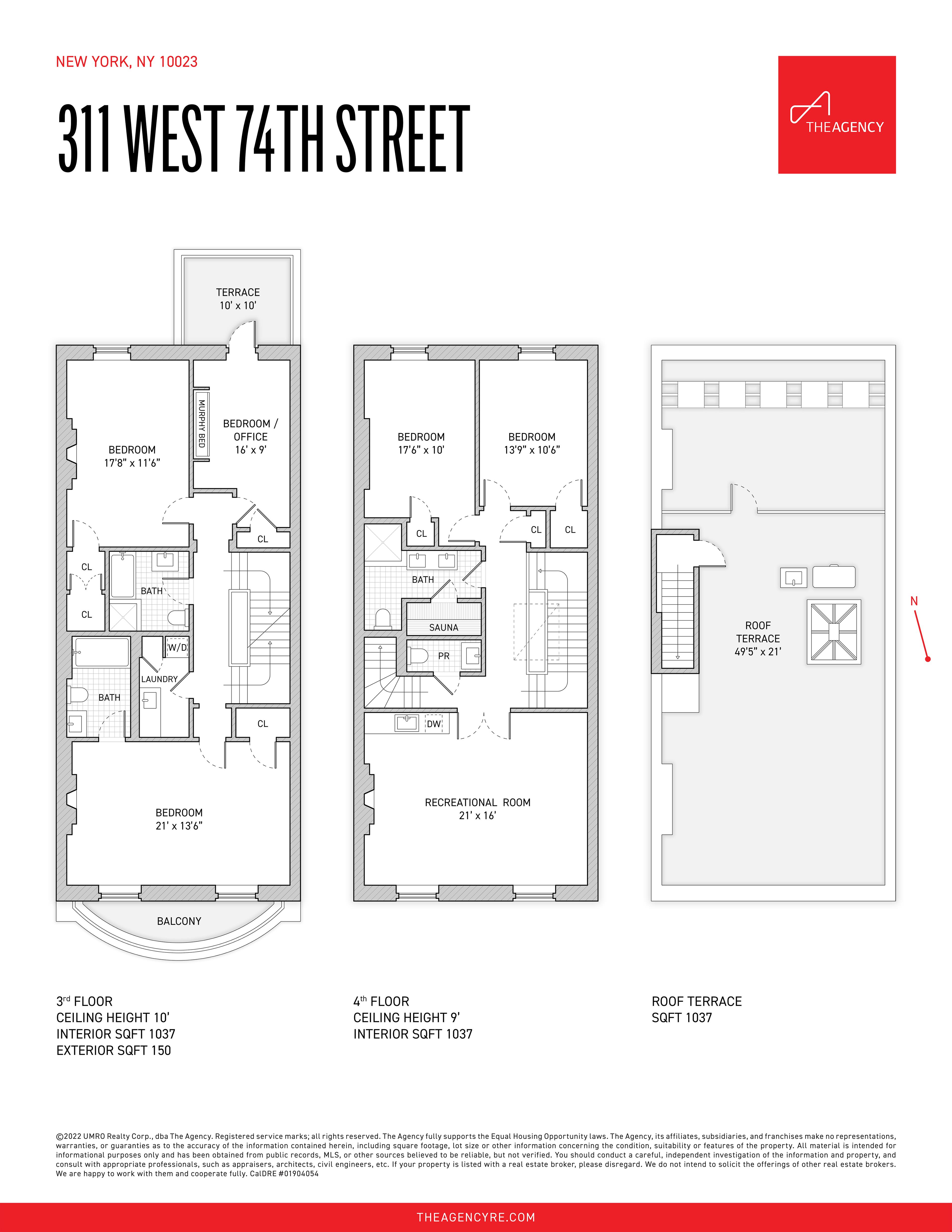 311 West 74th Street Upper West Side New York NY 10023