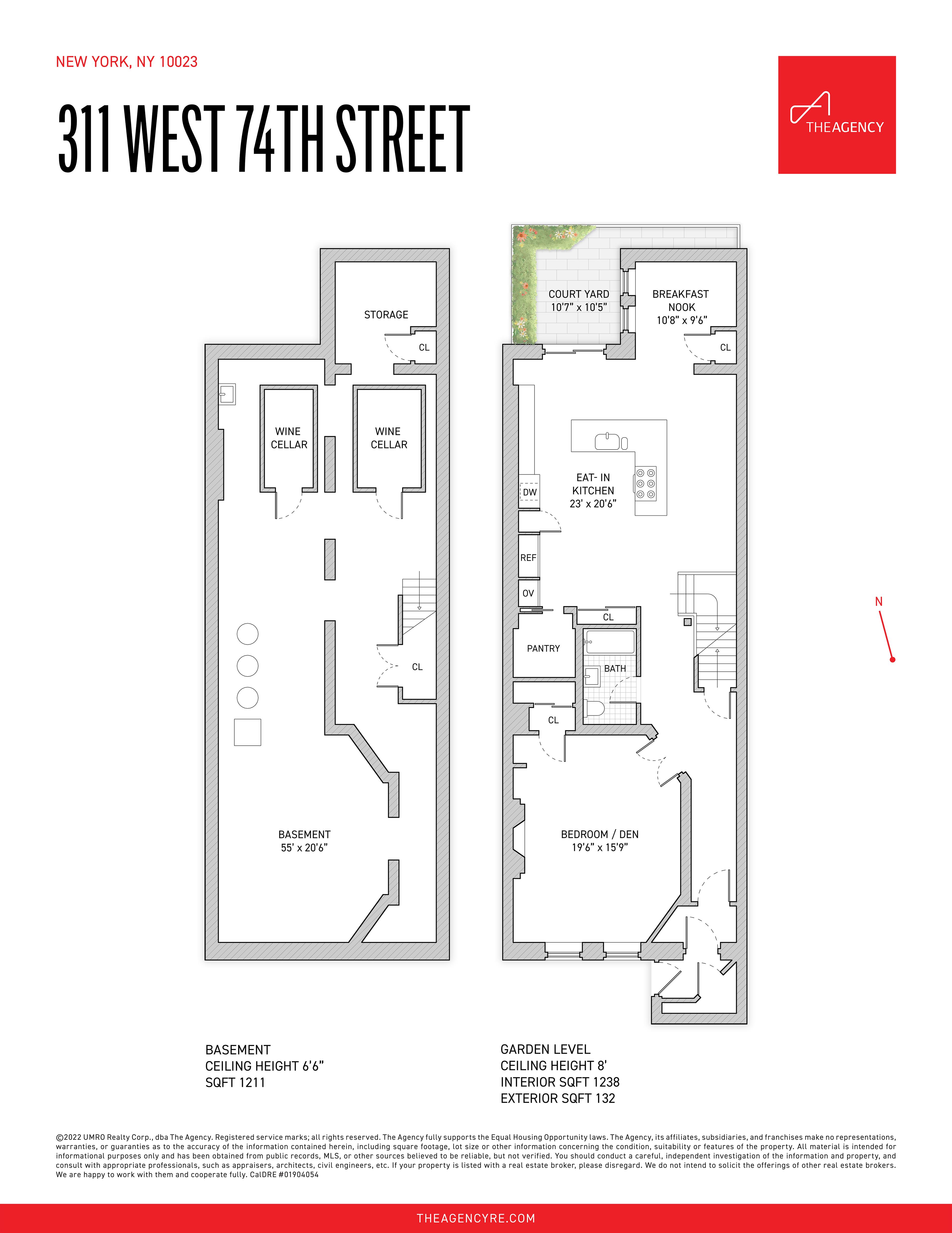 311 West 74th Street Upper West Side New York NY 10023