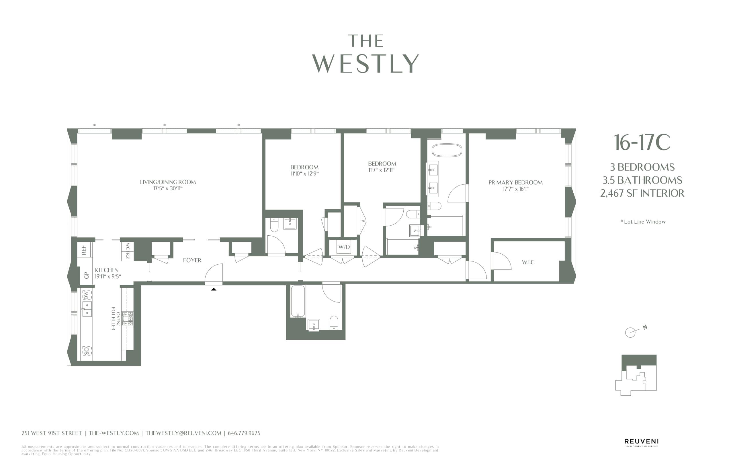 251 West 91st Street 17-C Upper West Side New York NY 10024