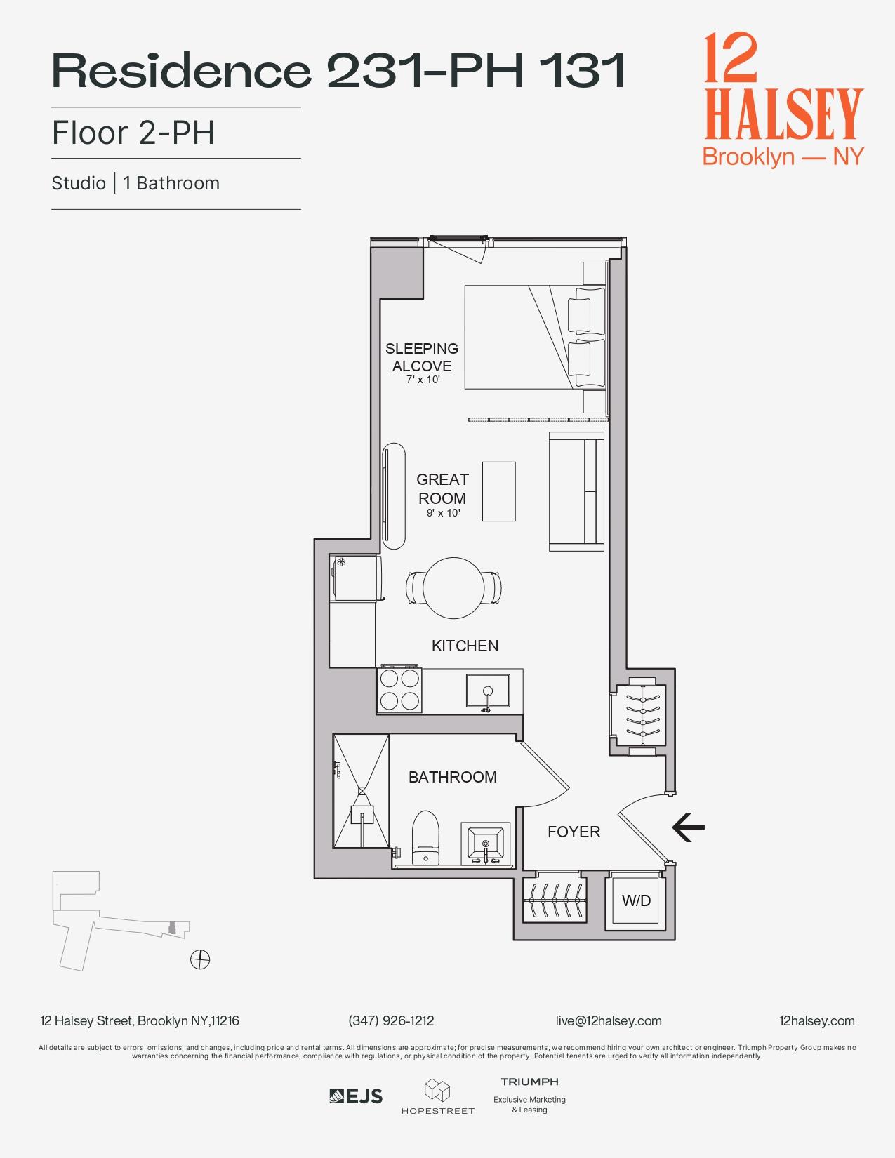 12 Halsey Street PH-131 Bedford Stuyvesant Brooklyn NY 11216