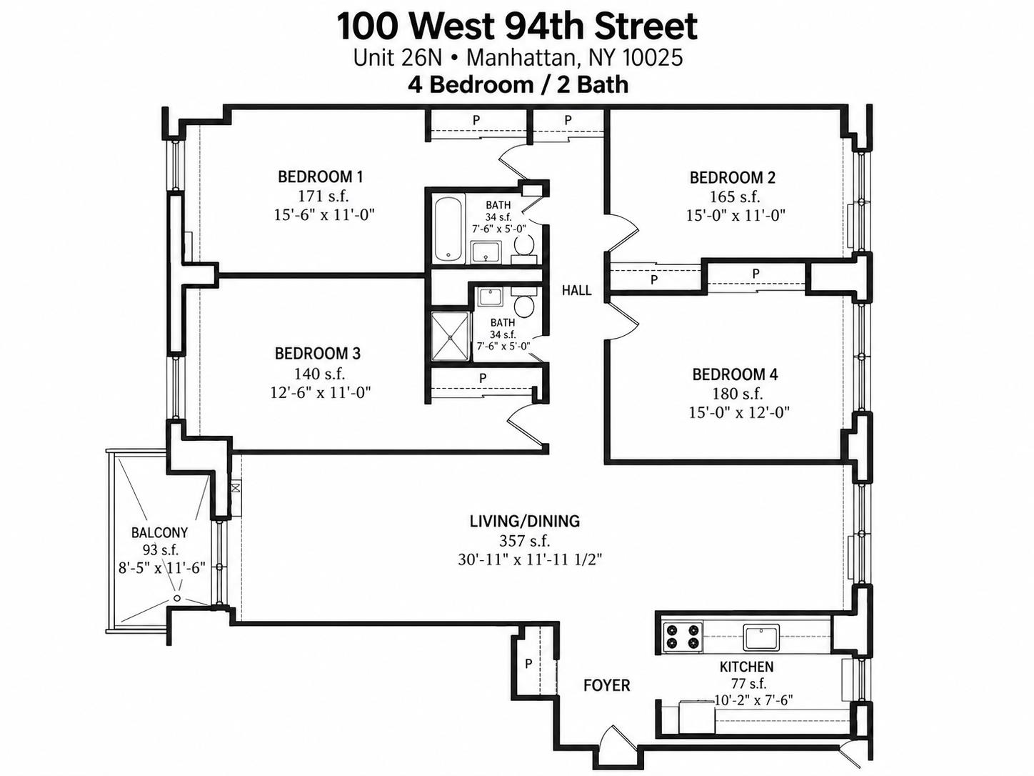 100 West 94th Street Upper West Side New York NY 10025