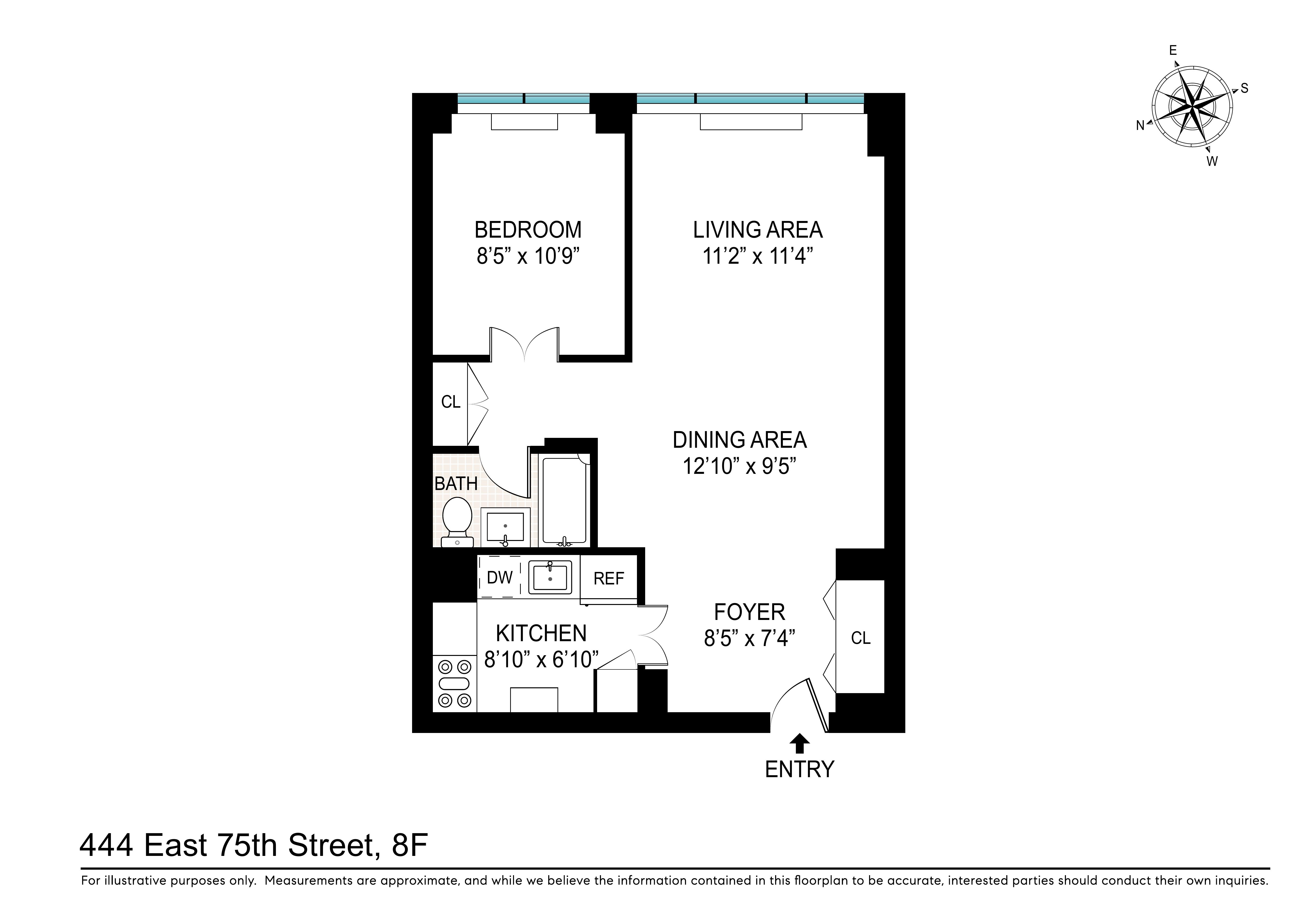 444 East 75th Street 8-F Upper East Side New York NY 10021