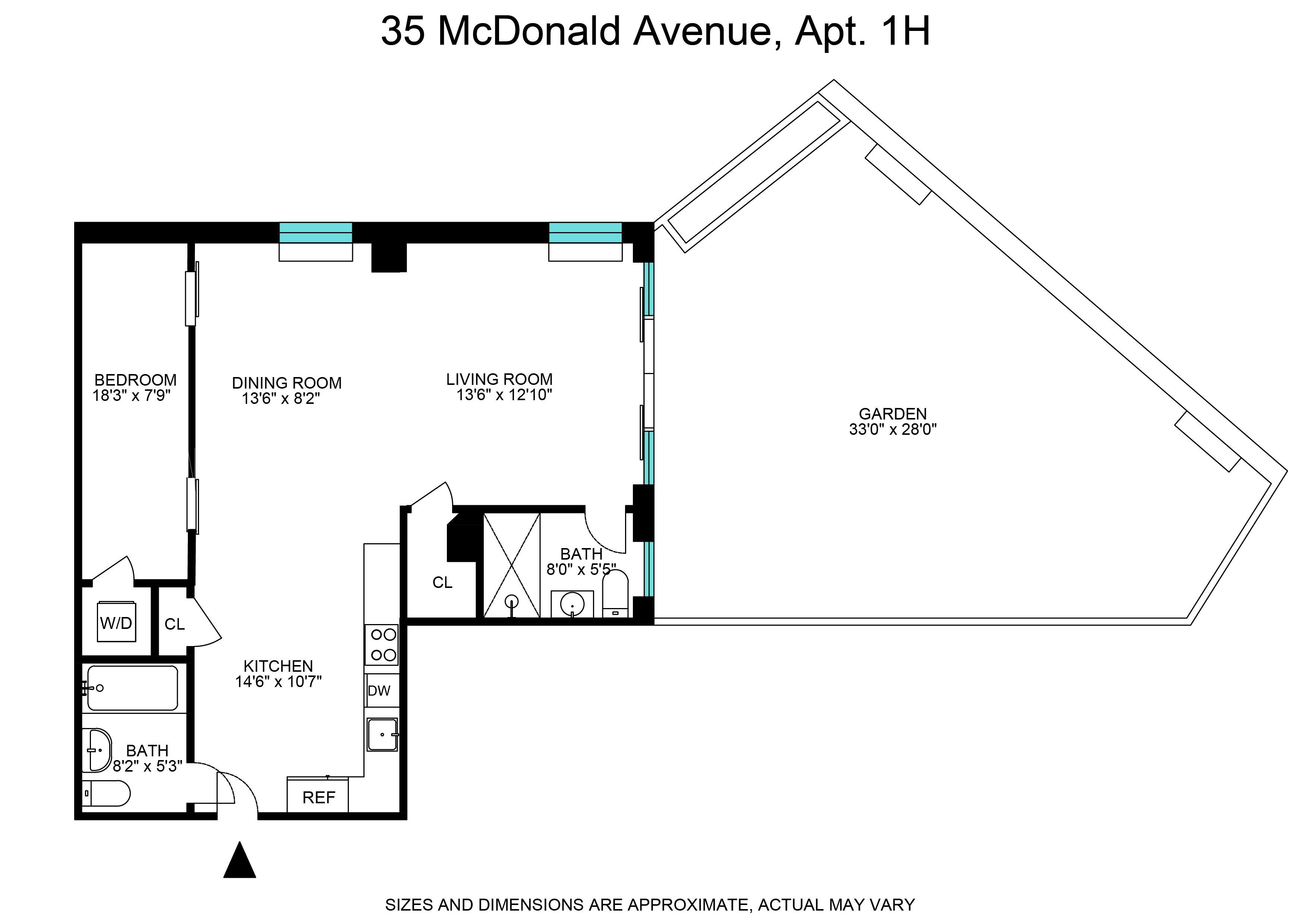 35 McDonald Avenue 1-H Windsor Terrace Brooklyn NY 11218