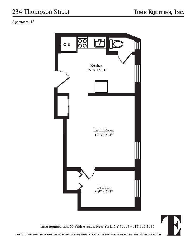 234-236 Thompson Street 18 Greenwich Village New York NY 10012