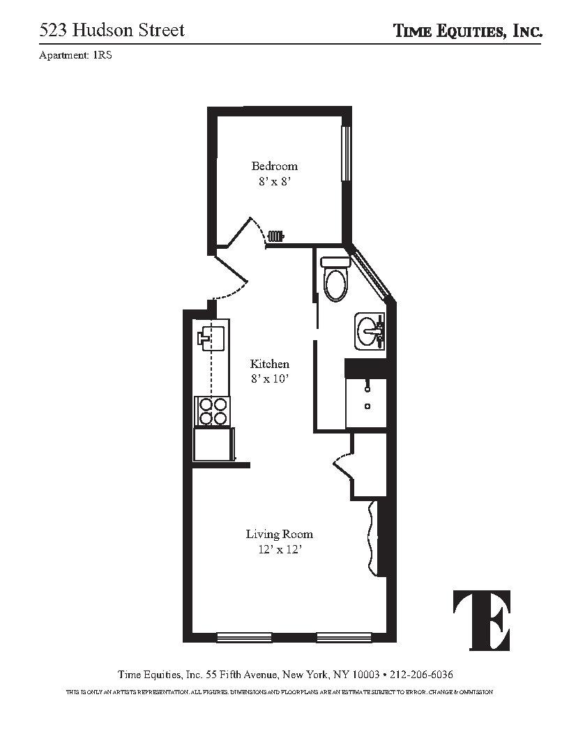 523 Hudson Street 1-RS W. Greenwich Village New York NY 10014