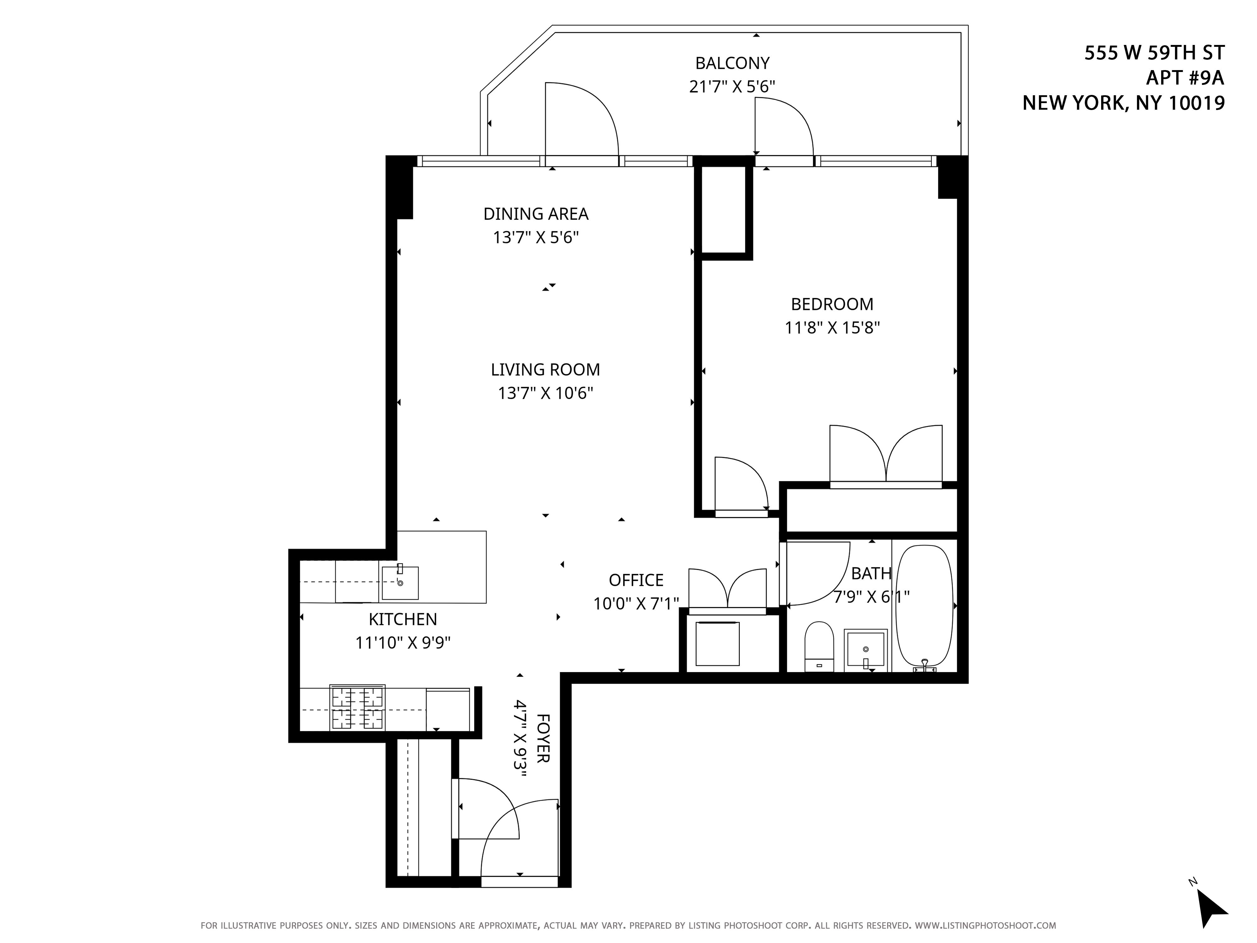 555 West 59th Street 9-A Lincoln Square New York NY 10019