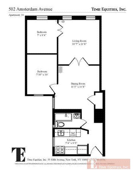 502 Amsterdam Avenue 10 Upper West Side New York NY 10024