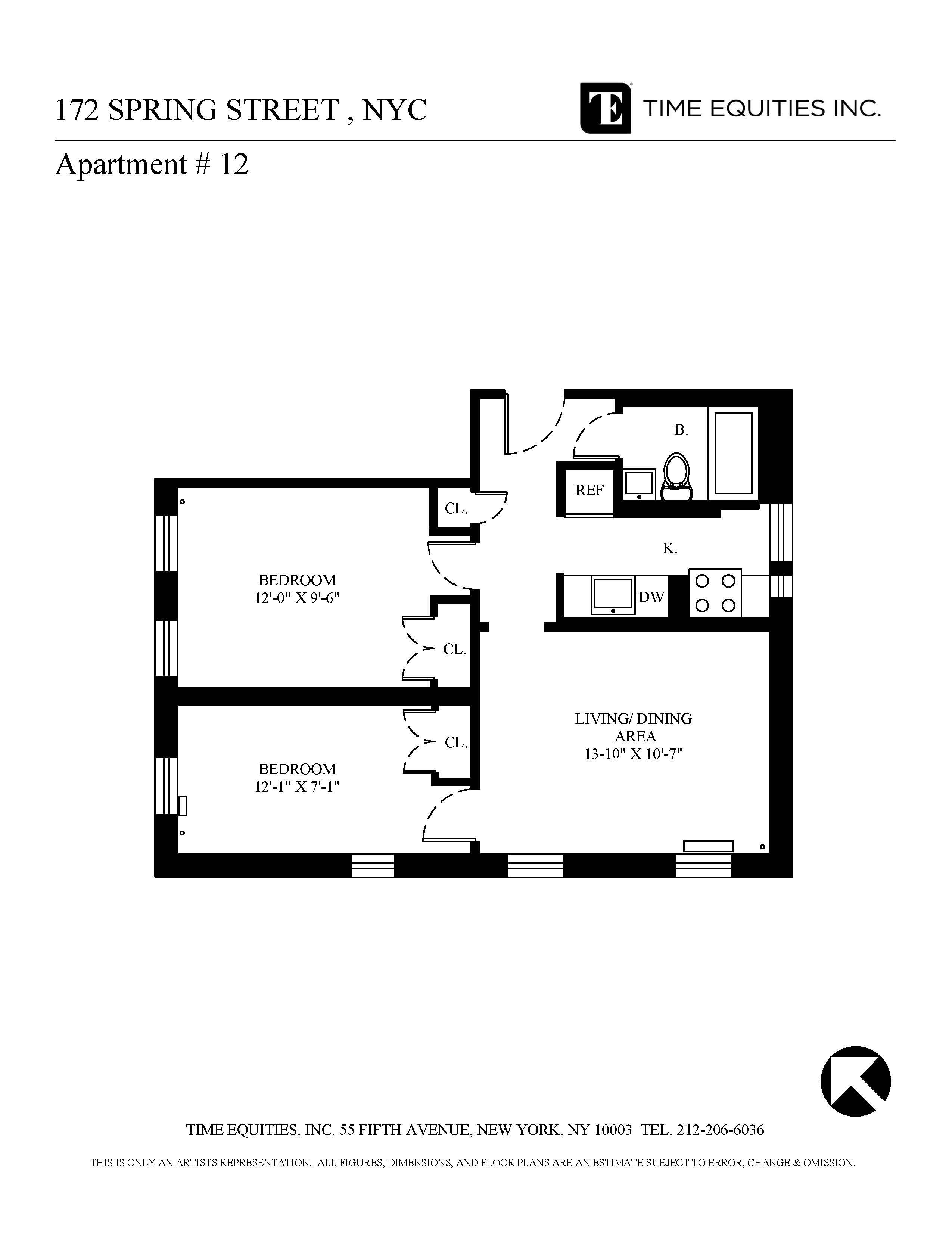 172 Spring Street 12 Soho New York NY 10012