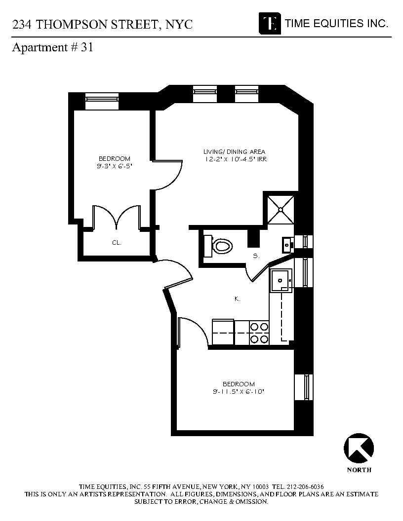 234-236 Thompson Street 31 Greenwich Village New York NY 10012