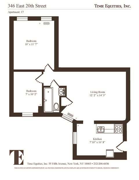 346 East 20th Street 17 Gramercy Park New York NY 10003