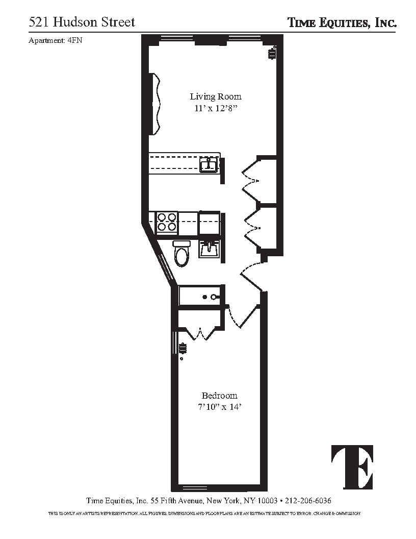 521 Hudson Street 4-FN W. Greenwich Village New York NY 10014