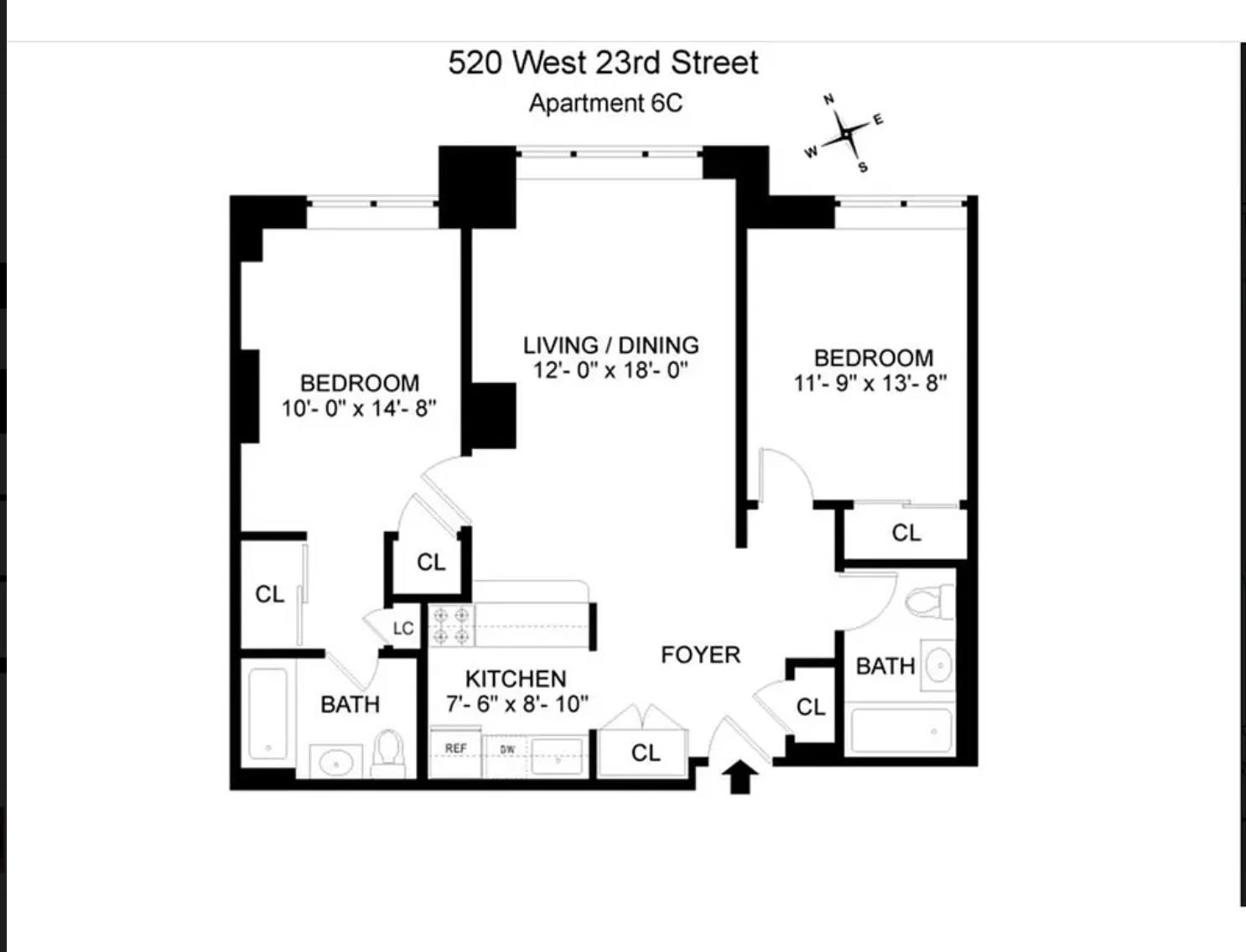 520 West 23rd Street 6C Chelsea New York NY 10011