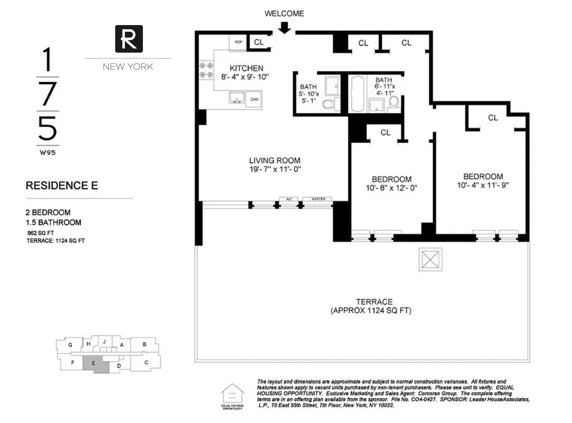 175 West 95th Street Upper West Side New York NY 10025