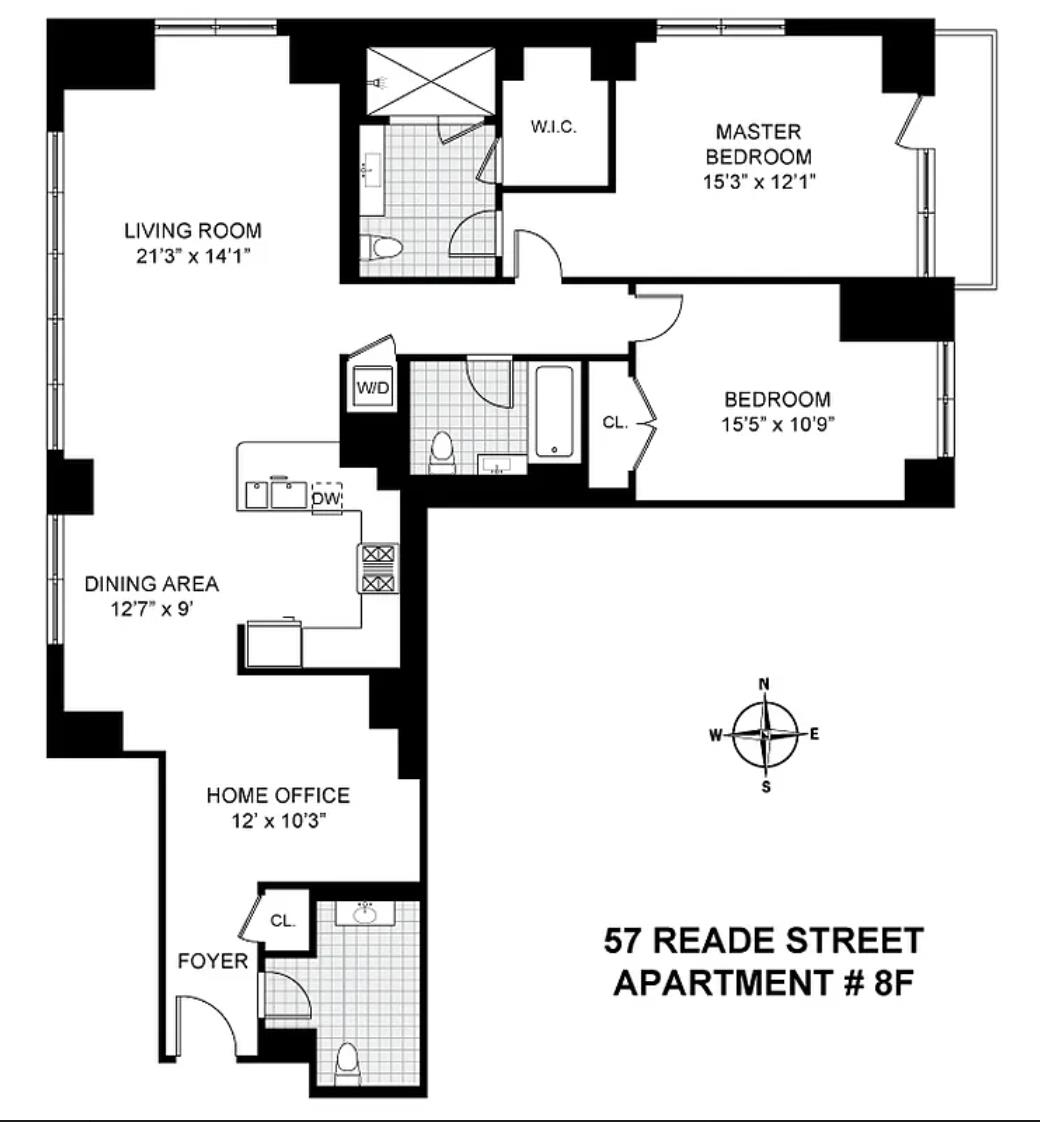 57 Reade Street 8F Tribeca New York NY 10007