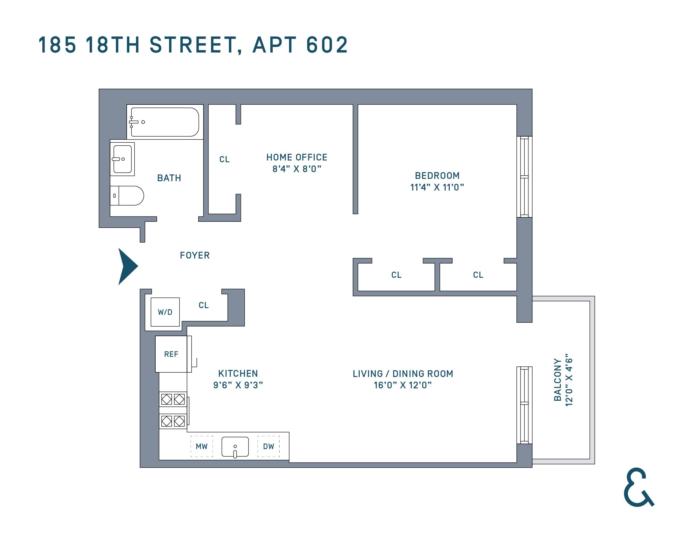 185 18th Street 602 Brooklyn NY 11215