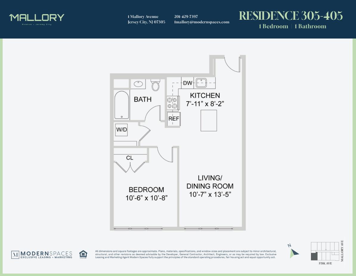 1 Mallory Avenue 4050 Jersey City Jersey City NJ 07305