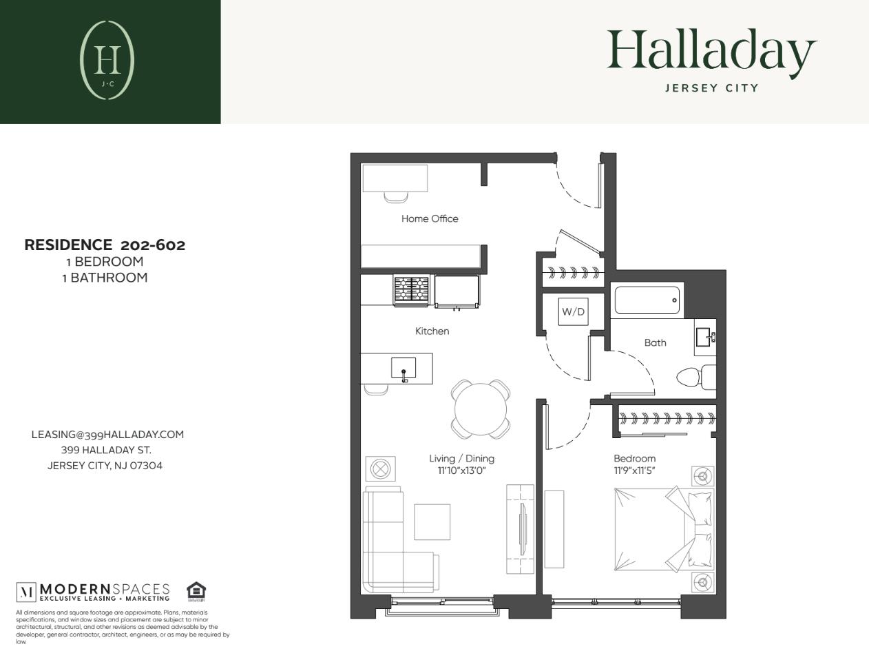 399 Halladay Street 312 Jersey City Jersey City NJ 07304