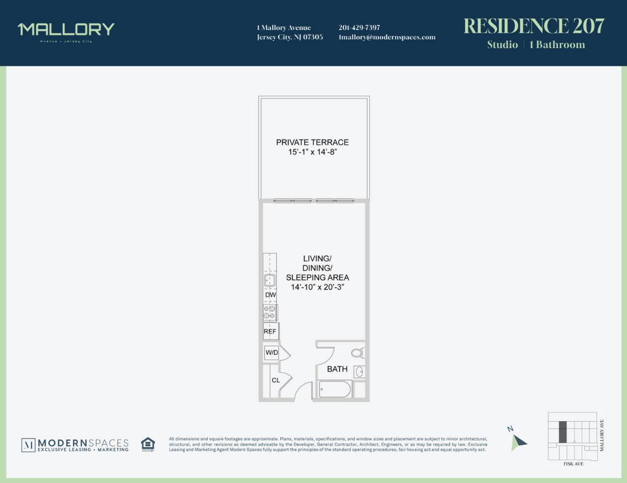 1 Mallory Avenue 287 Jersey City Jersey City NJ 07305