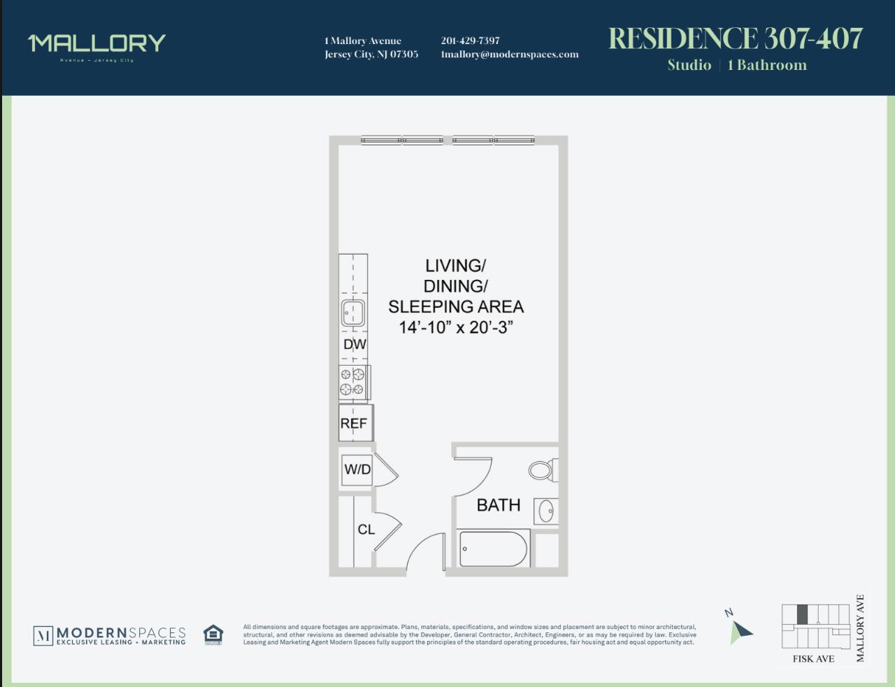 1 Mallory Avenue 387 Jersey City Jersey City NJ 07305
