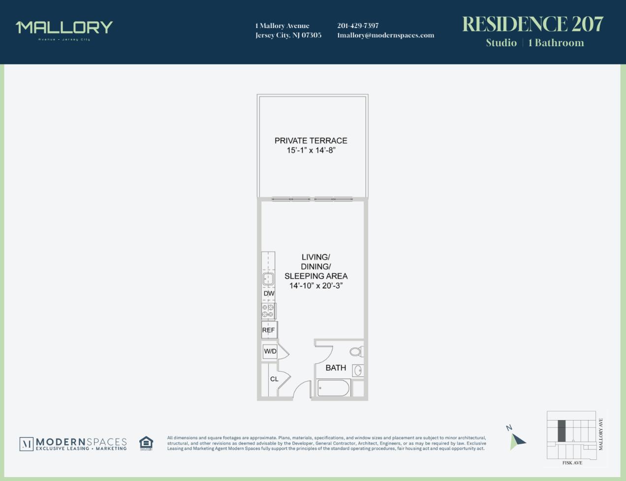 1 Mallory Avenue 2079 Jersey City Jersey City NJ 07305