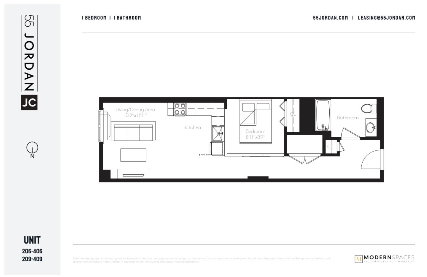 55 Jordan Avenue 3231 Jersey City Jersey City NJ 07306