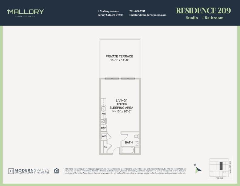 1 Mallory Avenue 2090 Jersey City Jersey City NJ 07305