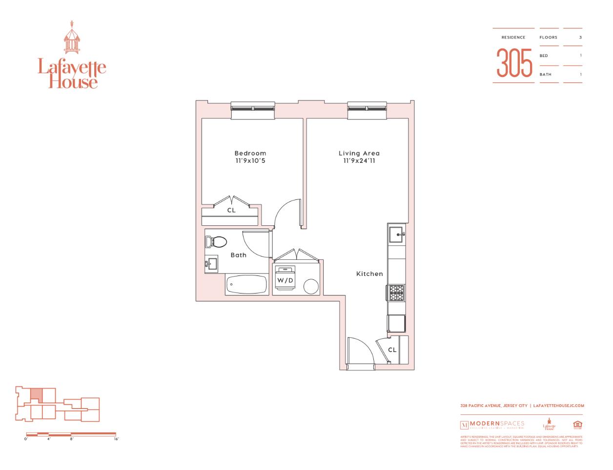 328 Pacific Avenue 305 Jersey City Jersey City NJ 07304