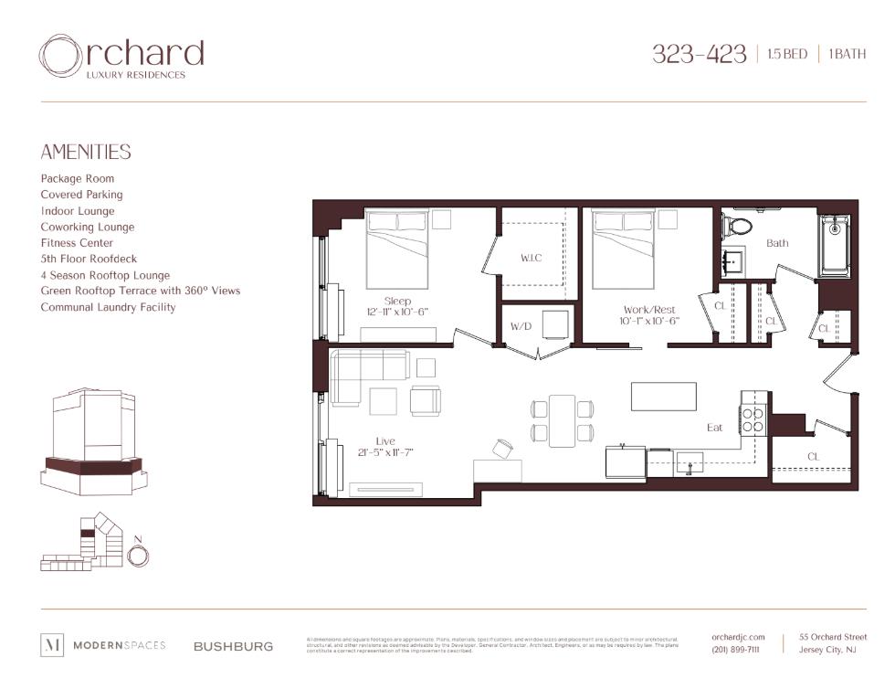 55 Orchard Street 3232 Jersey City Jersey City NJ 07306