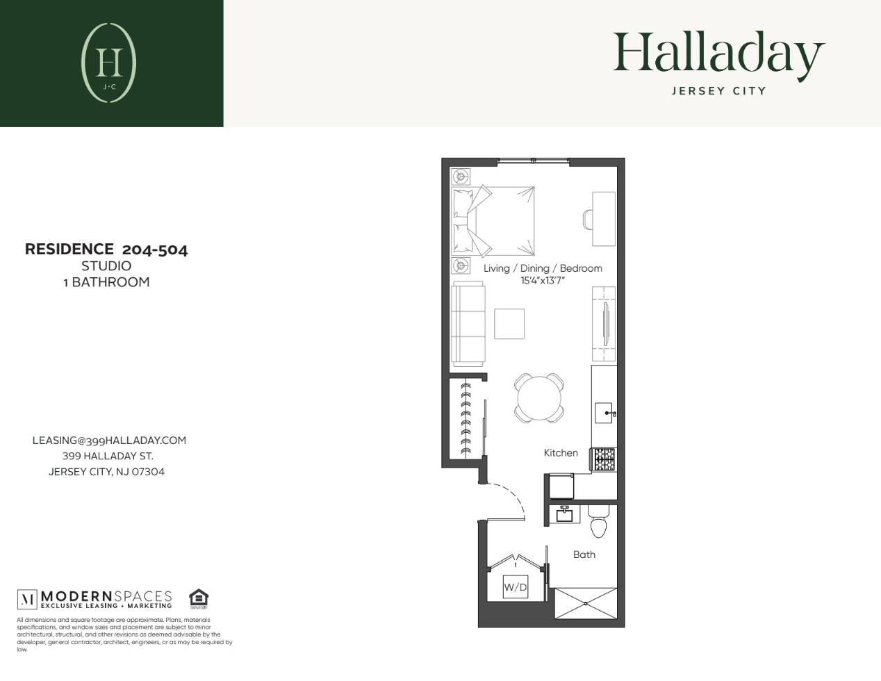 399 Halladay Street 304 Jersey City Jersey City NJ 07304