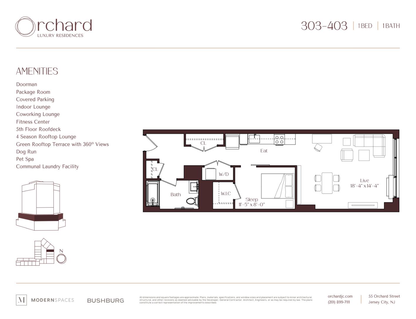 55 Orchard Street 4030 Jersey City Jersey City NJ 07306