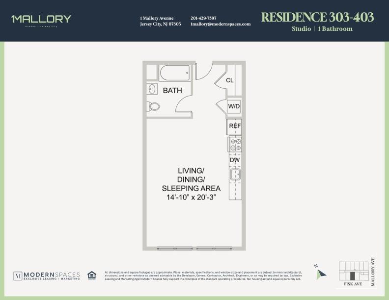 1 Mallory Avenue 4030 Jersey City Jersey City NJ 07305