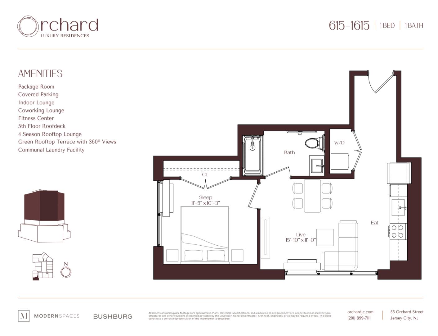 55 Orchard Street 6115 Jersey City Jersey City NJ 07306