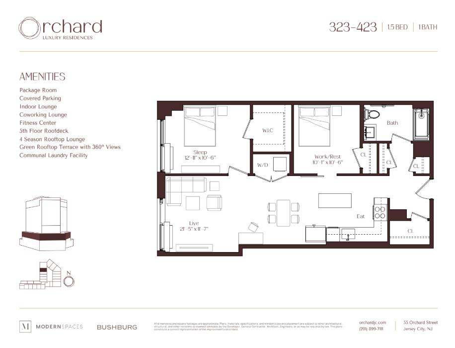 55 Orchard Street 3050 Jersey City Jersey City NJ 07306