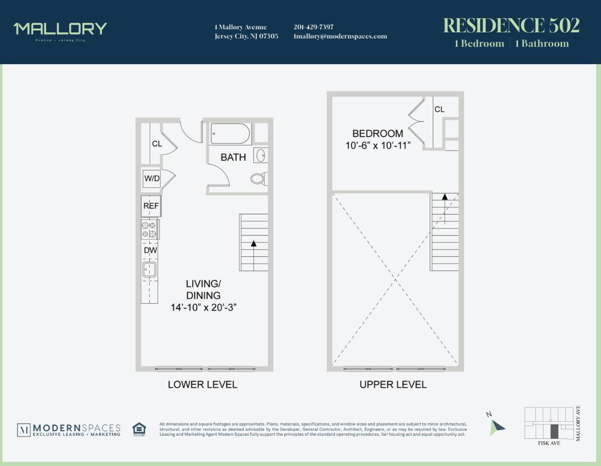 1 Mallory Avenue 5020 Jersey City Jersey City NJ 07305